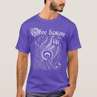 T-shirt Wavy Music Oboe damore Life