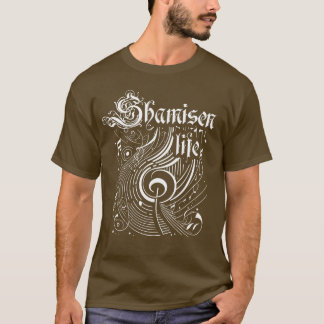 T-shirt Wavy Music Shamisen Life