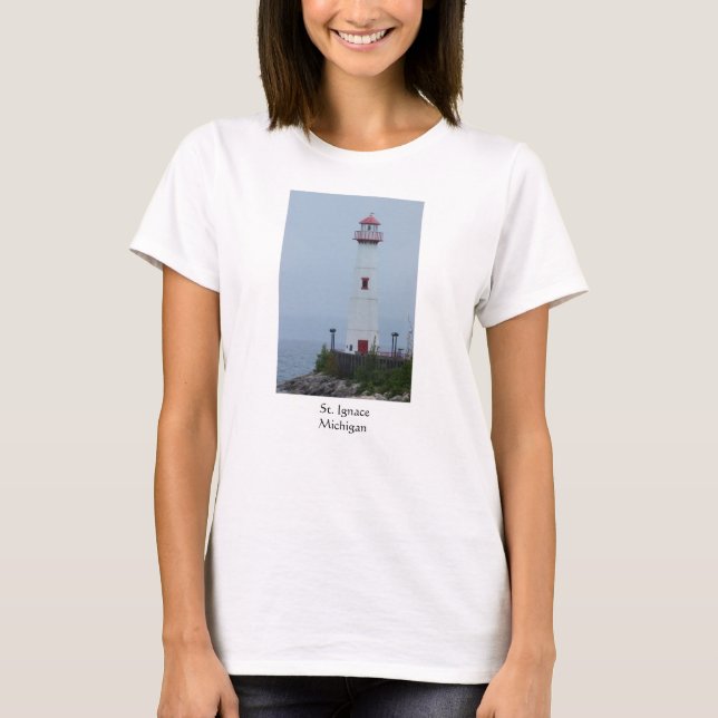 T-shirt Wawatam Dans Le Fog (Devant)