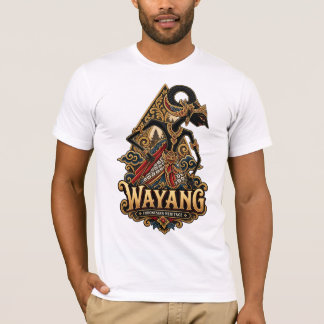 T-shirt Wayang Patrimoine Indonésien v2
