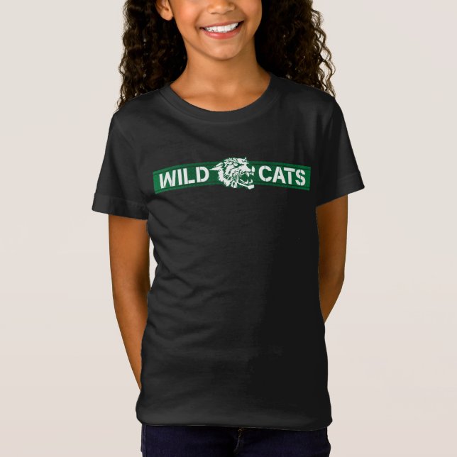 T-Shirt Wayland Union Wildcats #8 (Devant)