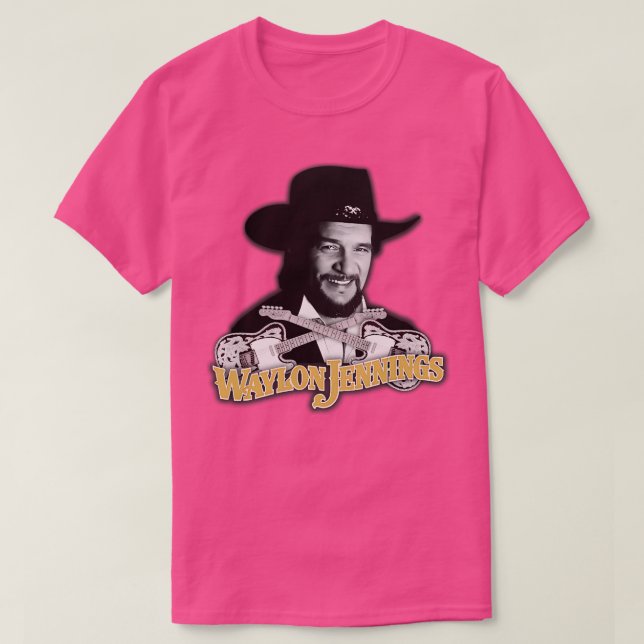 T-shirt Waylon Jennings Ramblin Man 2 (Design devant)