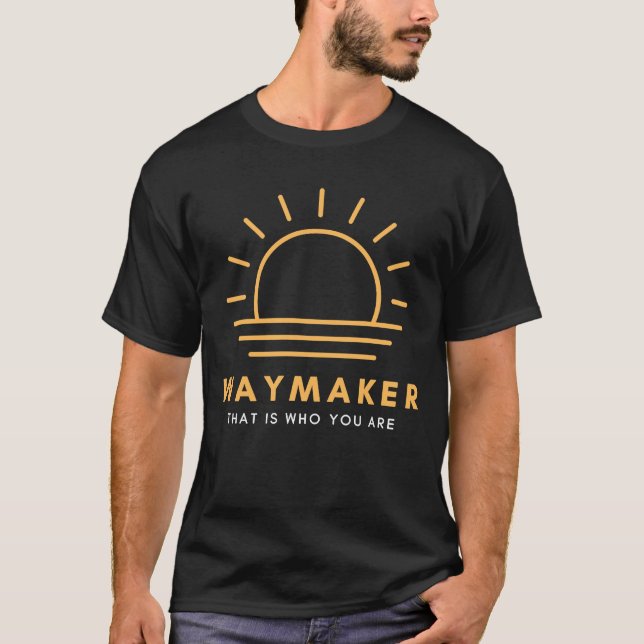 T-shirt Waymaker Modern Christian (Devant)