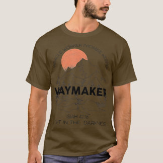 T-shirt Waymaker Promesse Keeper Miracle Worker Christian