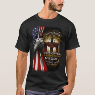 T-shirt Waymaker Promesse Keeper Miracle Worker Christian