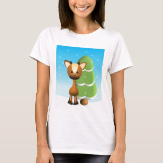 T-shirt Wayne Deer dans la neige