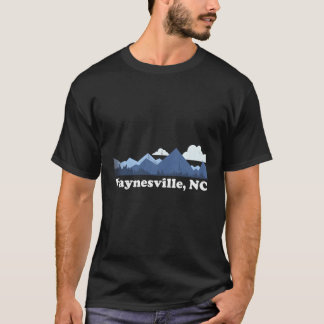 T-shirt Waynesville Caroline du Nord Blue Ridge Mountains 