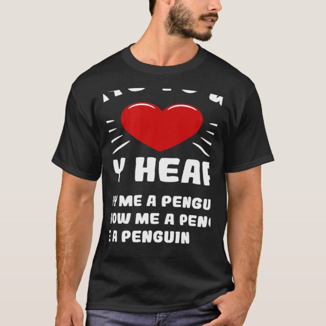 T-shirt Ways To Win My Heart Penguin Animal Meme Humor (Devant)