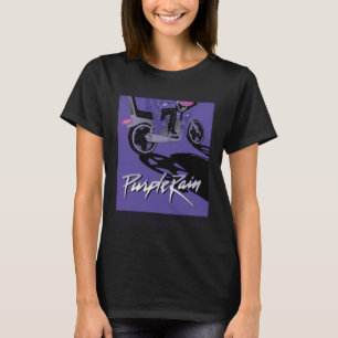T-shirt WB100 Purple Rain Prince Motocyclette Pochette d'a