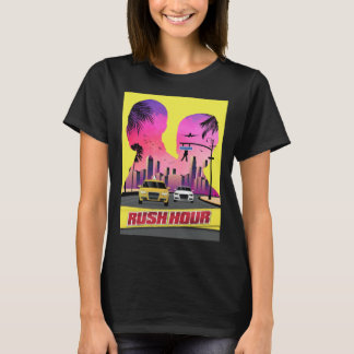 T-shirt WB100 Rush Hour Retro City Skyline Partner Silhoue