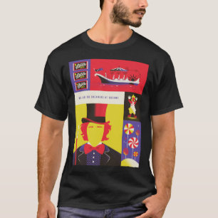 T-shirt WB100 Willy Wonka Et L'Usine De Chocolat Outlin