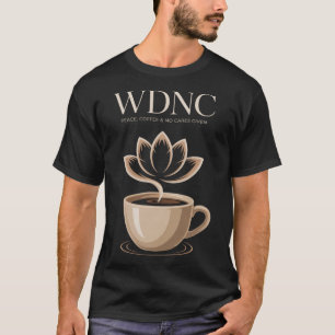 T-shirt Wdnc Peace Coffee et pas de soucis donnés Lotus Cu