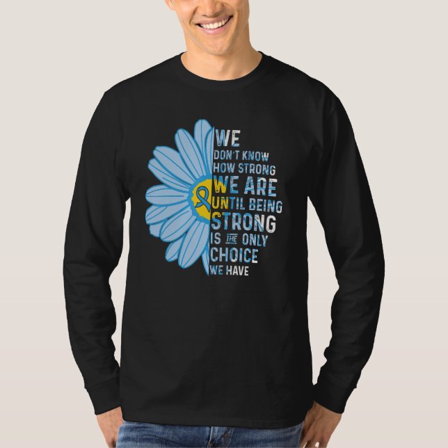 T-shirt We are Strong Graves Disease Awareness Supporter R (Devant)