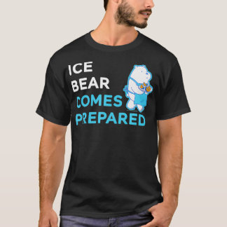 T-shirt We Bare Bears Ice Bear Comes Prepared Premium