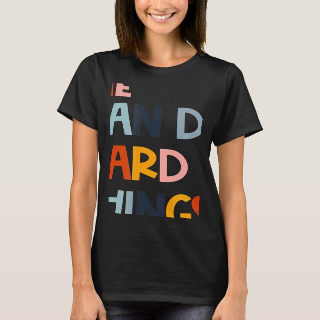 T-shirt We Can Do Hard Things Teacher Back to School Teach (Devant)