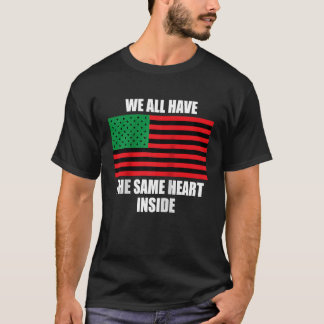 T-shirt We Have The Same Heart Inside History Kids Black G