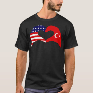 T-shirt We Heart USA Turquie Patriot Flag Series