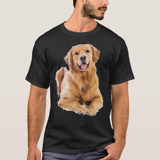 T-shirt We Love Golden Retriever 627 (Devant)