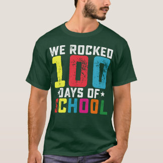T-shirt We Rocked 100 Days of Schooleacher Student vintage
