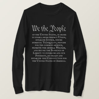 T-shirt We the People Full Constitution Preamble