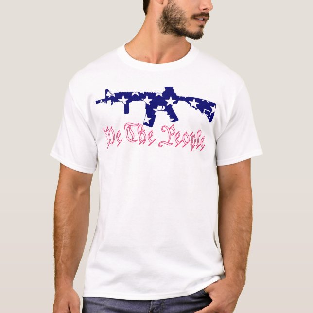 T-shirt We The People Tee - Soutenez le 2ème amendement (Devant)
