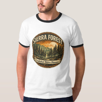 T-shirt Weathered Sierra Forest-Established Before Humans