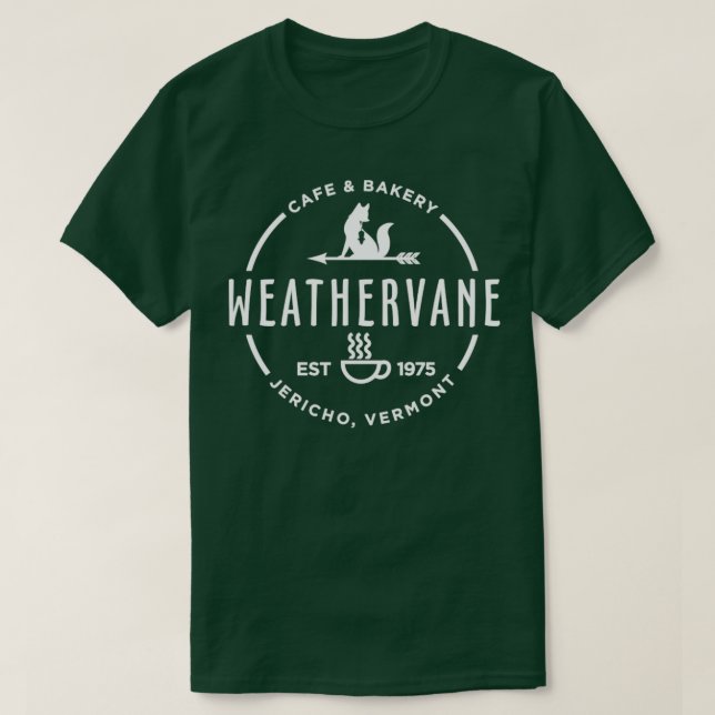 T-shirt Weathervane Café et boulangerie (Design devant)