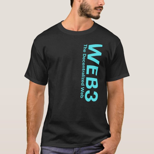 T-shirt WEB3 Crypto Internet3 0 Blockchain NFT DeFi Metave (Devant)
