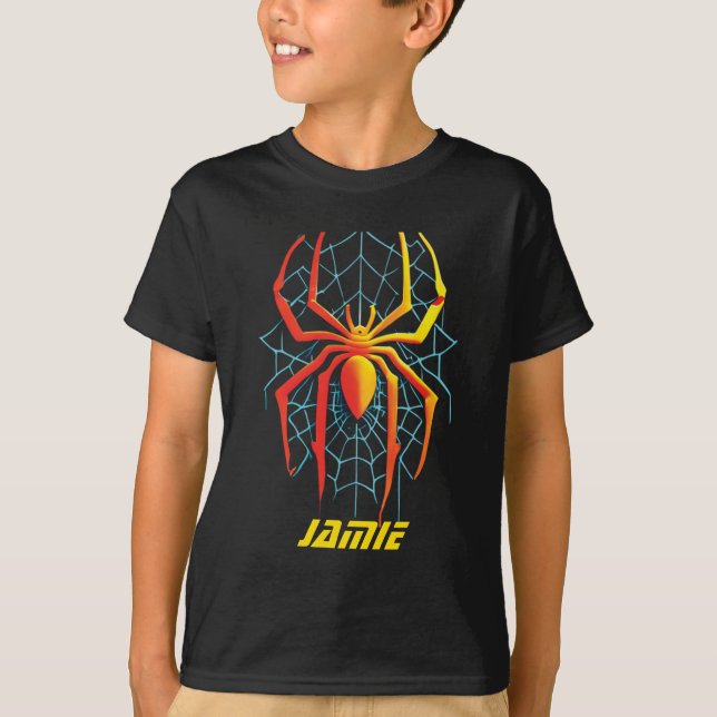 T-shirt Web déplaisant Spider (Devant)