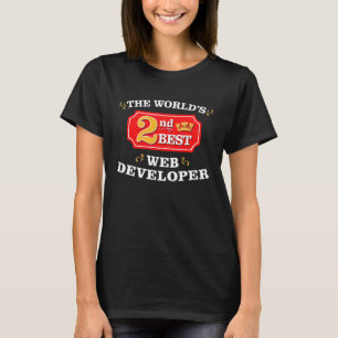 T-shirt Web Developer Coder Appréciation Travail Plaisante