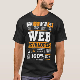 T-shirt Web developer IT Guy Computer Site Web Development