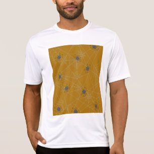 T-shirt Web et citrouilles d'araignées d'Halloween