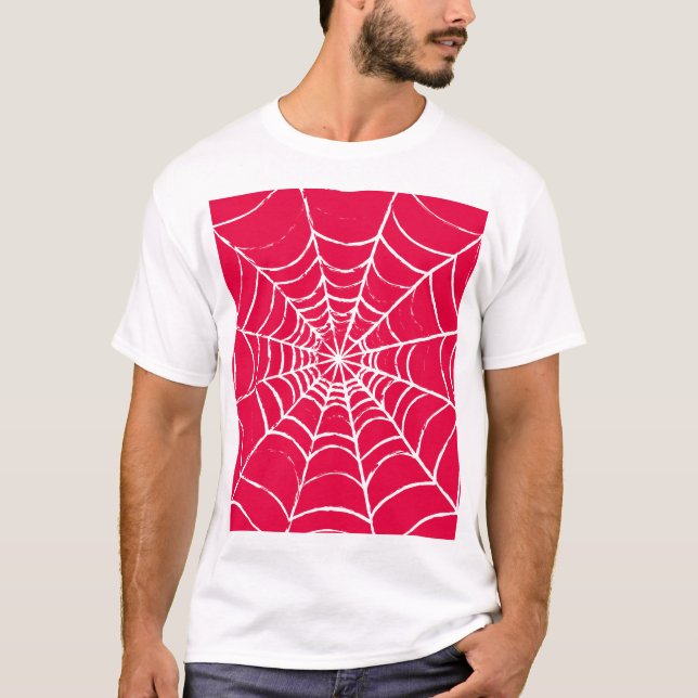 T-shirt Web rose (Devant)