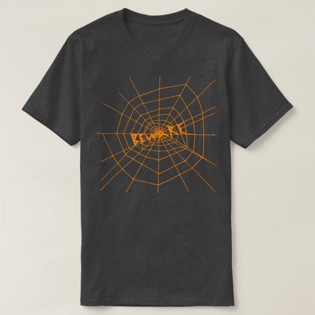 T-shirt Web Spider - Dessin à la main - Halloween (Design devant)