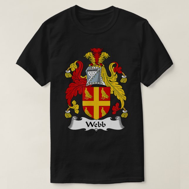 T-shirt Webb Manteau d'armoiries Famille Crest  (Design devant)