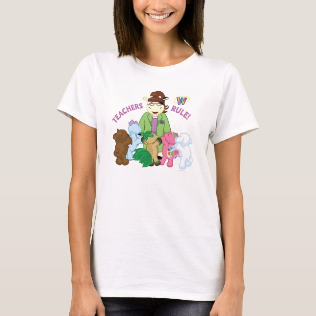 T-shirt Webkinz : Règle de professeurs ! (Devant)