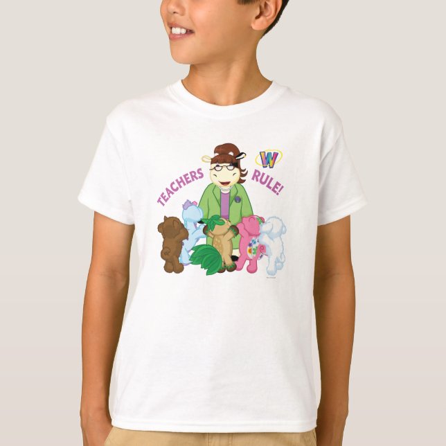 T-shirt Webkinz : Règle de professeurs ! (Devant)