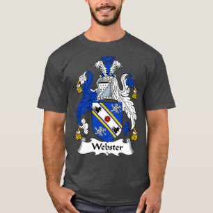 T-shirt Webster Manteau d'armoiries Famille Crest