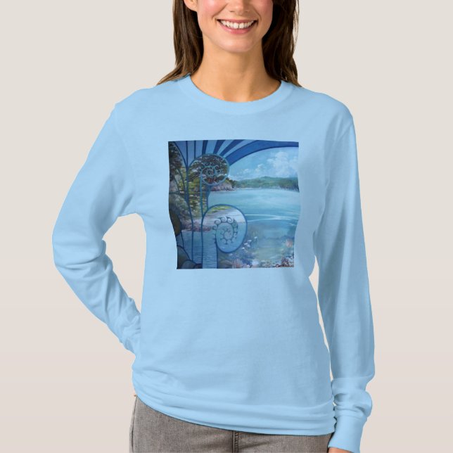T-shirt Webster Peinture de Lynda Vugler (Devant)