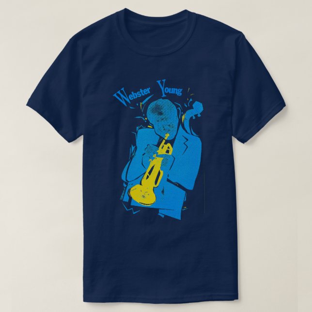 T-shirt Webster Young Jazz Music Legend (Design devant)