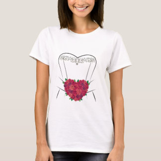 T-shirt Wedding Dress T Shirt, Simple Marriage Bridal Show