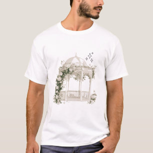 T-shirt Wedding Save The Date Minimal Elegant