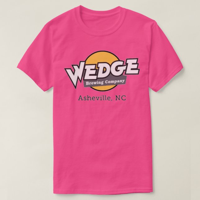 T-shirt Wedge Brewery Asheville NC T (Design devant)