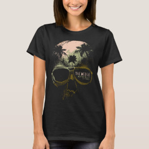T-shirt Wedge Newport Beach Skull Summer California Su