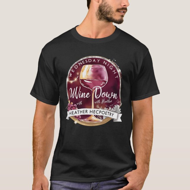 T-shirt Wednesday Night Wine Down boy (Devant)