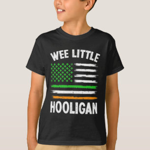 T-shirt Wee Little Hooligan Amusant St Patrick's Day Shamr