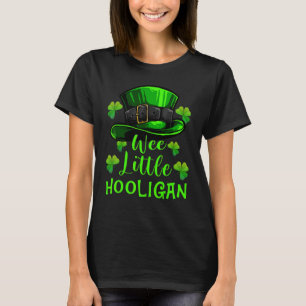 T-shirt Wee Little Hooligan Shamrock Leprechaun St Patrick