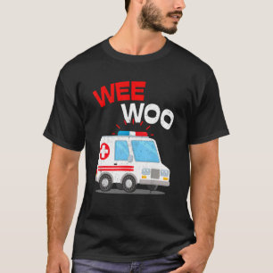 T-shirt Wee Woo Ambulance AMR. EMS EMT Paramètre d'urgence