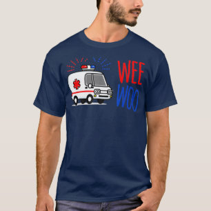 T-shirt WEE WOO AMR. EMT AMR. Paramedic Tee - shirt pour h