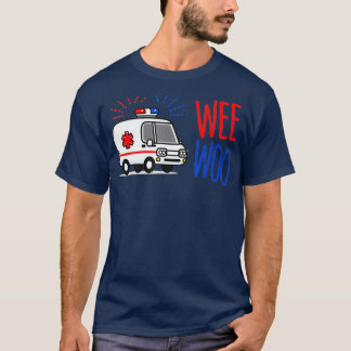 T-shirt WEE WOO AMR. EMT AMR. Paramedic Tee - shirt pour h